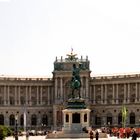 Panorama der Hofburg in Wien 