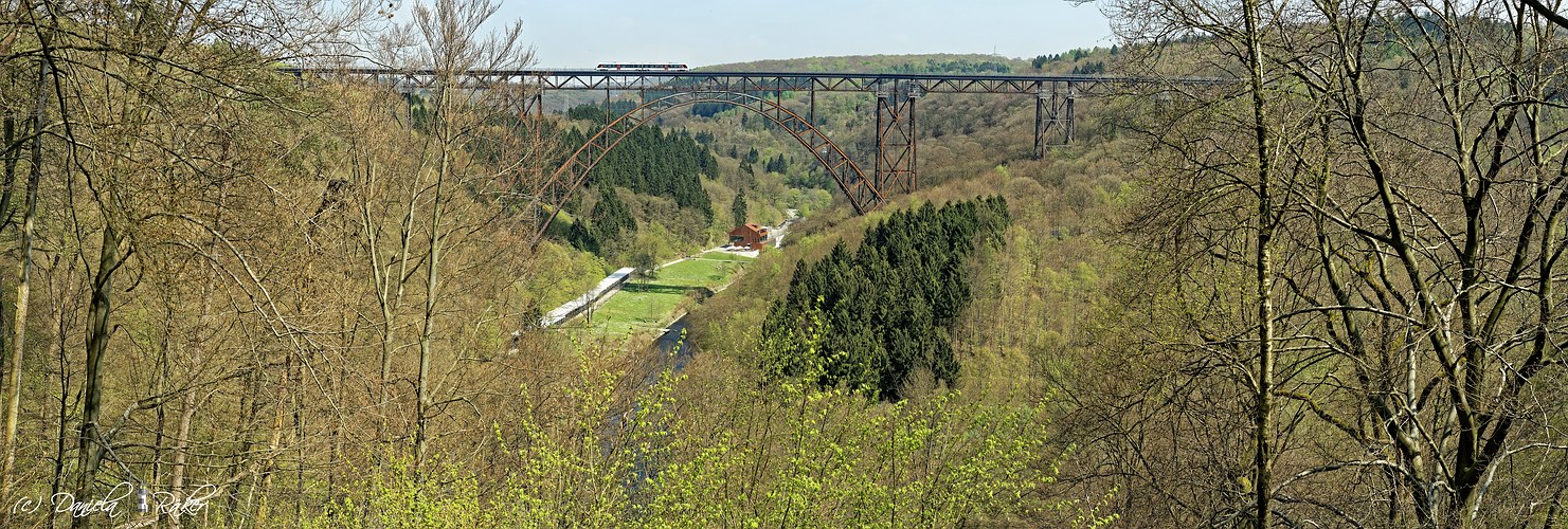 Panorama der Müngstener Brücke