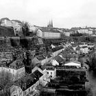 Panorama der Oberstadt und Unterstadt Luxemburg's