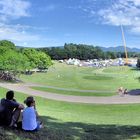 Panorama der Rheinaue Bonn