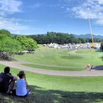 Panorama der Rheinaue Bonn