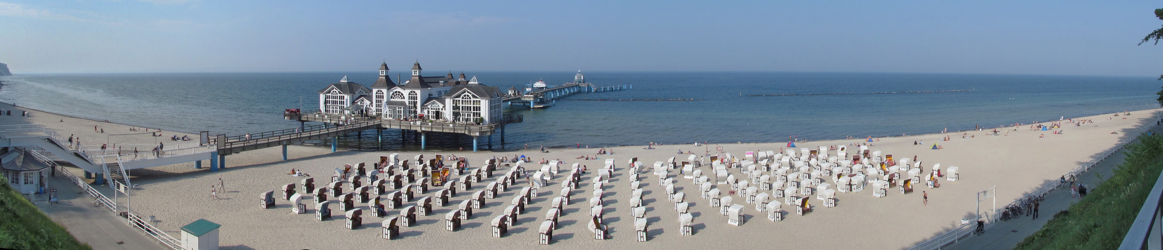 Panorama der Selliner Seebrücke  ©