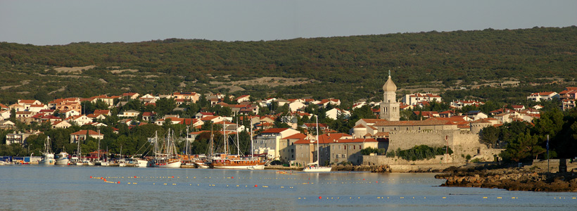 Panorama der Stadt Krk