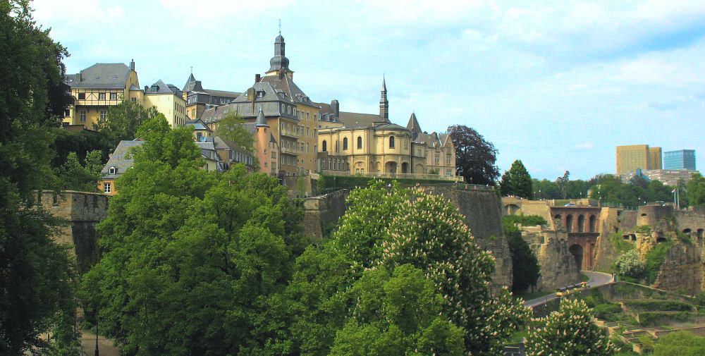 Panorama der Stadt Luxemburg