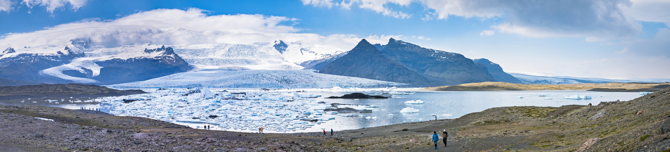 Panorama des Fjallsárlón 