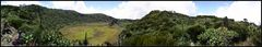 Panorama des Kraters des Mt. Gahinga Vulkans, Uganda