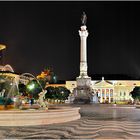 Panorama des Praca de Rossi Lissabon