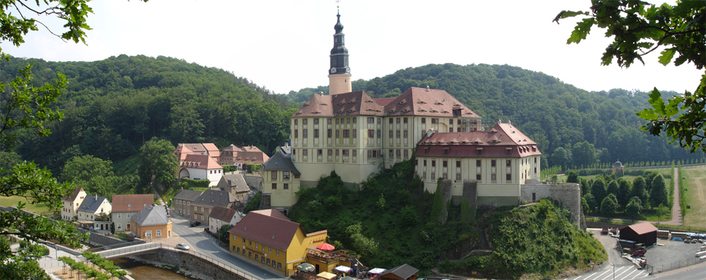 Panorama des Schloss Weesenstein