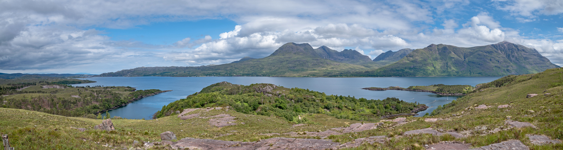 Panorama des Upper Loch Torridon