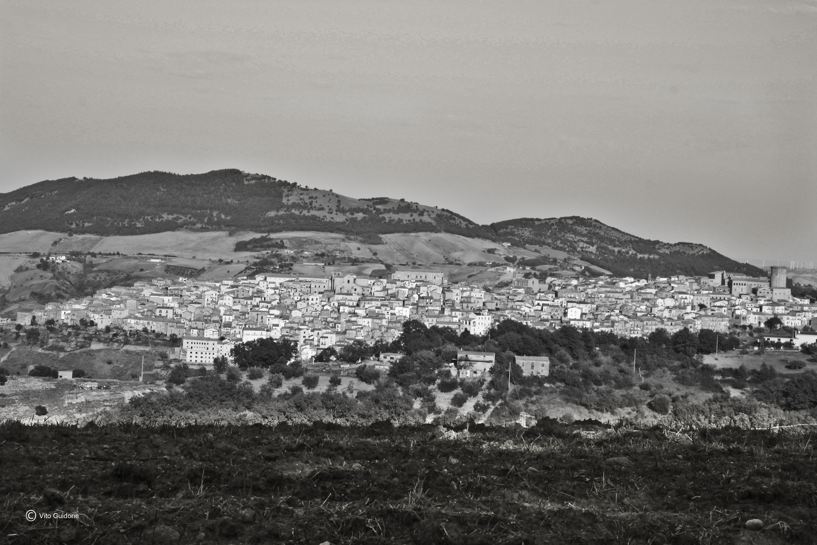 Panorama di Tricarico, paese arabo-normanno ( Matera )