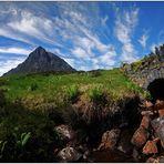 Panorama: die Brücke im Glen ...