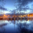 Panorama du port de l'Estaque by night