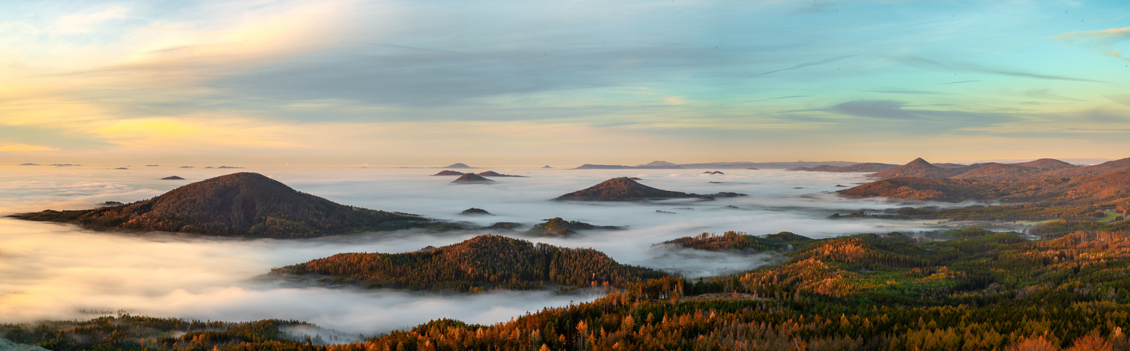  Panorama eines fantastischen Morgens 