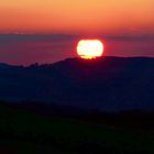 Panorama eines Sonnenuntergangs