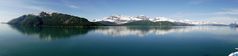 Panorama Einfahrt Glacier Bay / Alaska