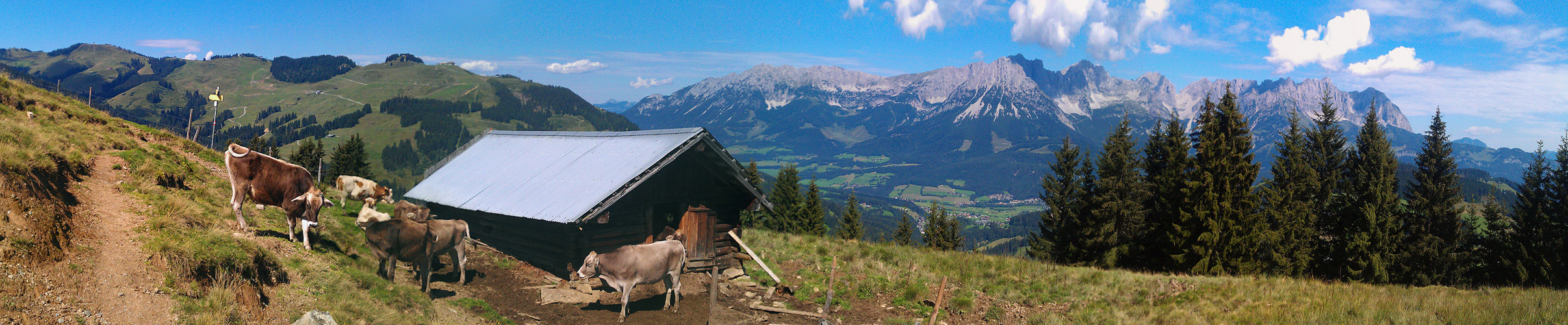 Panorama Ellmau (Handyaufnahme)