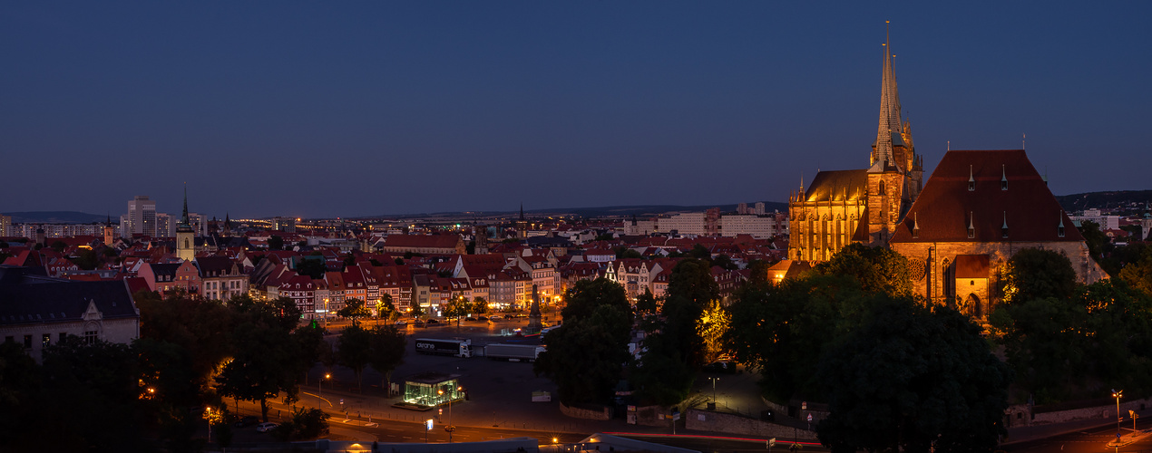 Panorama - Erfurt von oben