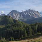 Panorama: Fanesgruppe mit Neuner, Zehner und Heiligkreuzkofel