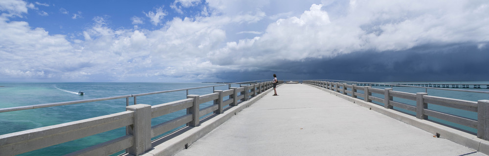 Panorama Florida Keys (Bahia Honda State Park) - die alte Brücke