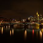 Panorama Frankfurt bei Nacht