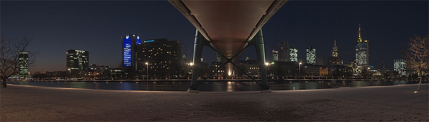 Panorama Frankfurt Holbeinsteg