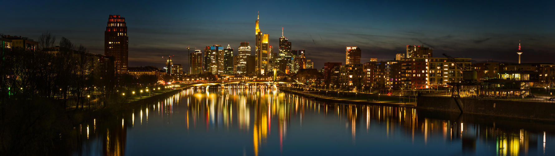 Panorama Frankfurt Skyline 