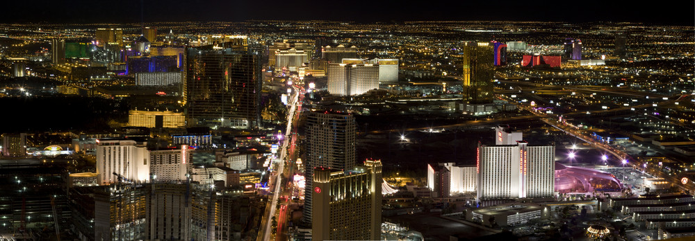 panorama from stratosphere tower