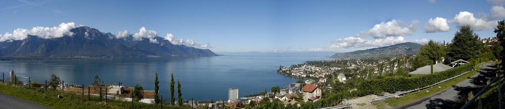 Panorama Genfer See