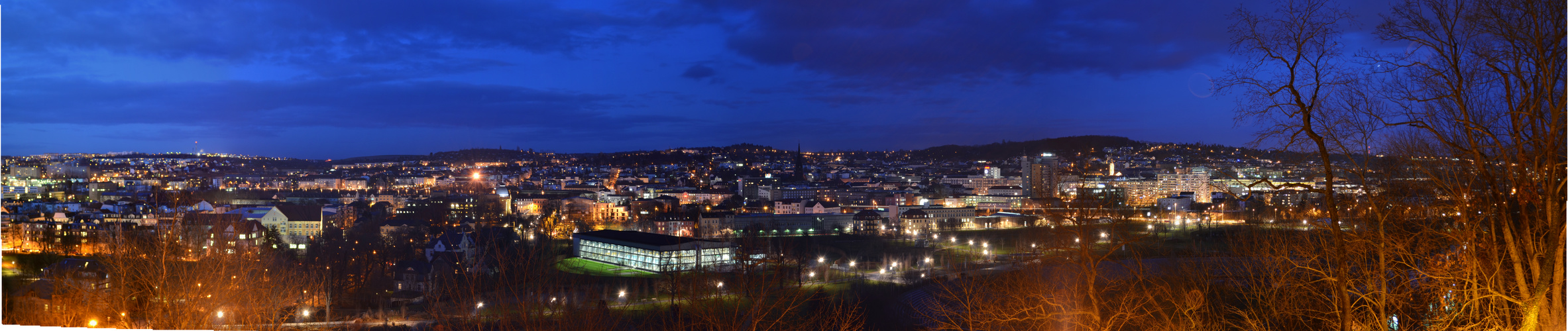 Panorama Gera @ night