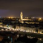 Panorama - Gewitter über dem nächtlichen Florenz