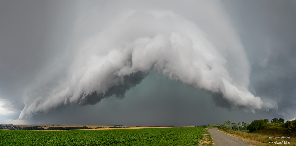 Panorama Gewitterfront