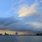 Panorama: Hafen Amsterdam