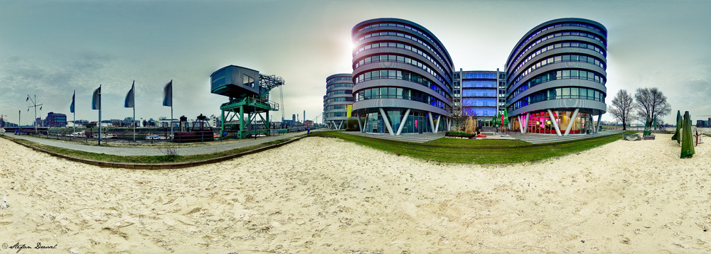 Panorama Hafen Duisburg HDR