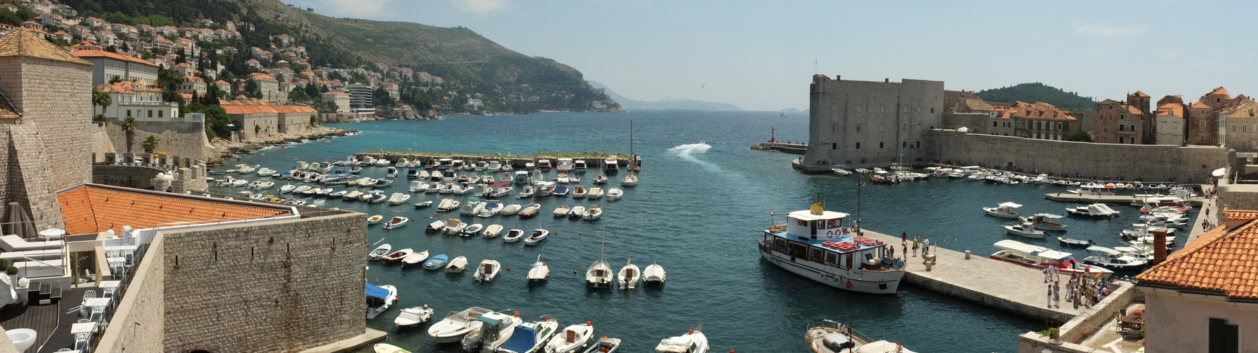 Panorama Hafen von Dubrovnik