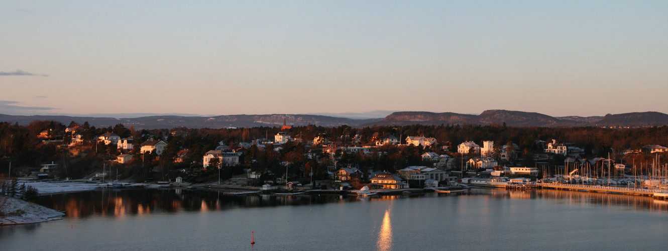 Panorama-Hafeneinfahrt Oslo 2009