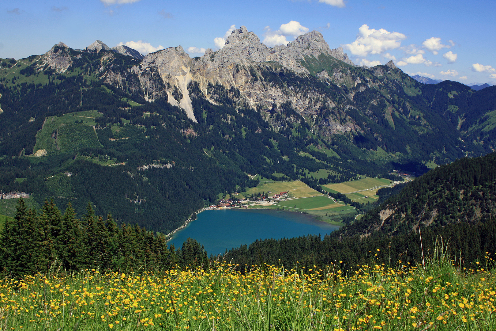 Panorama Haldensee nahe Gundhütte!