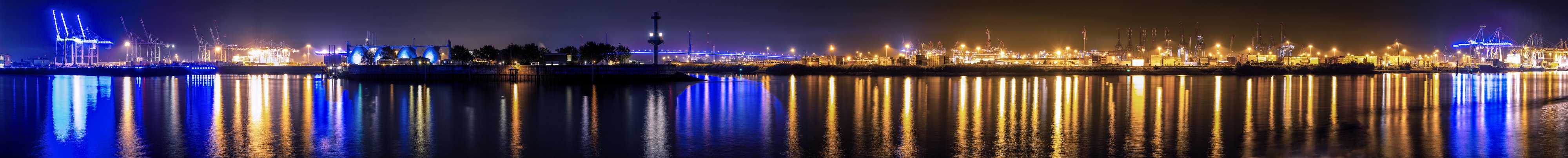 Panorama Hamburger Hafen