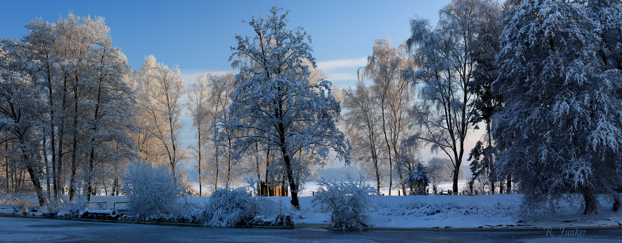 Panorama Hamme im Winter