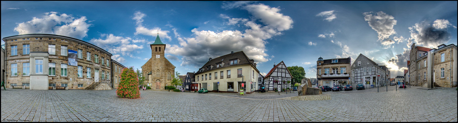 Panorama Hattingen - Marktplatz Blankenstein