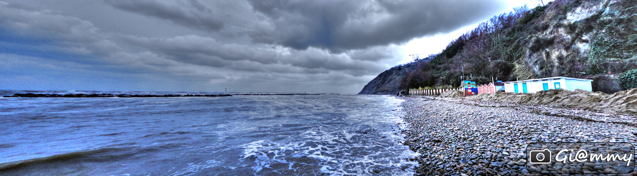 Panorama HDR - Stormy Sea
