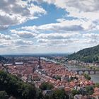 Panorama Heidelberg vom Schlossgarten aus