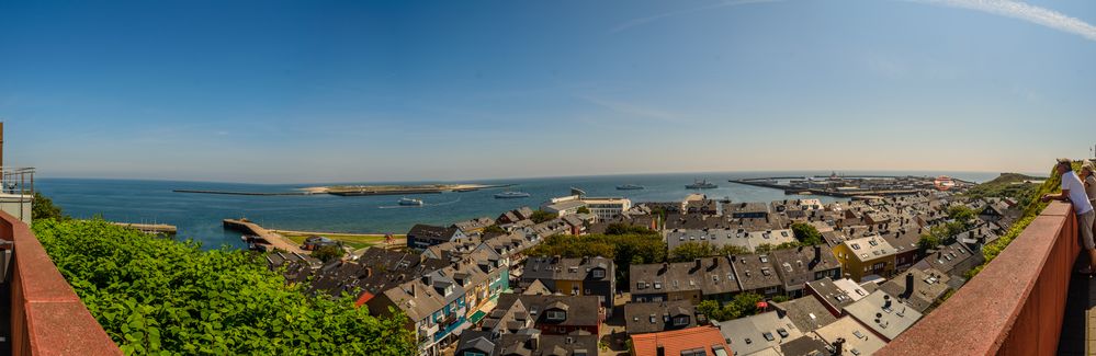 Panorama Helgoland Unterland