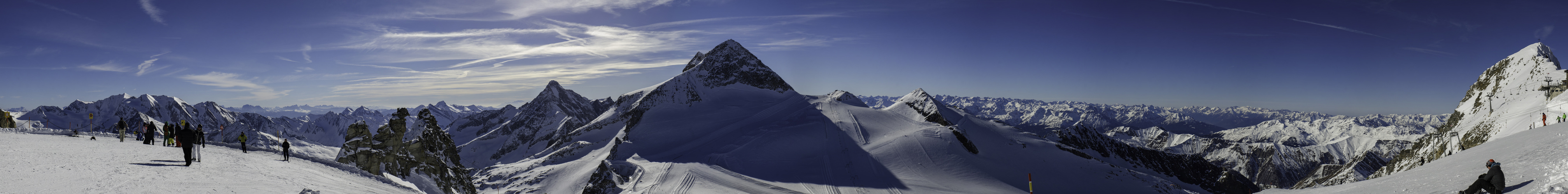 Panorama Hintertuxer Gletscher