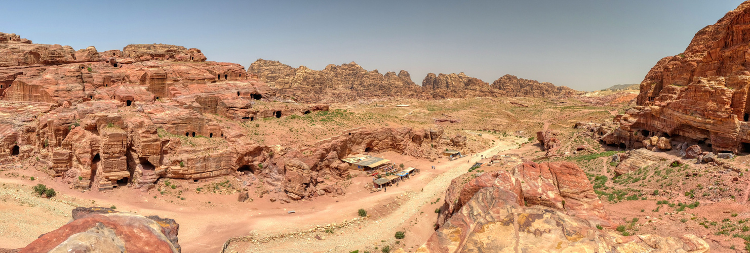 Panorama Hoch über Petra Jordanien