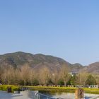 Panorama im botanischen Garten