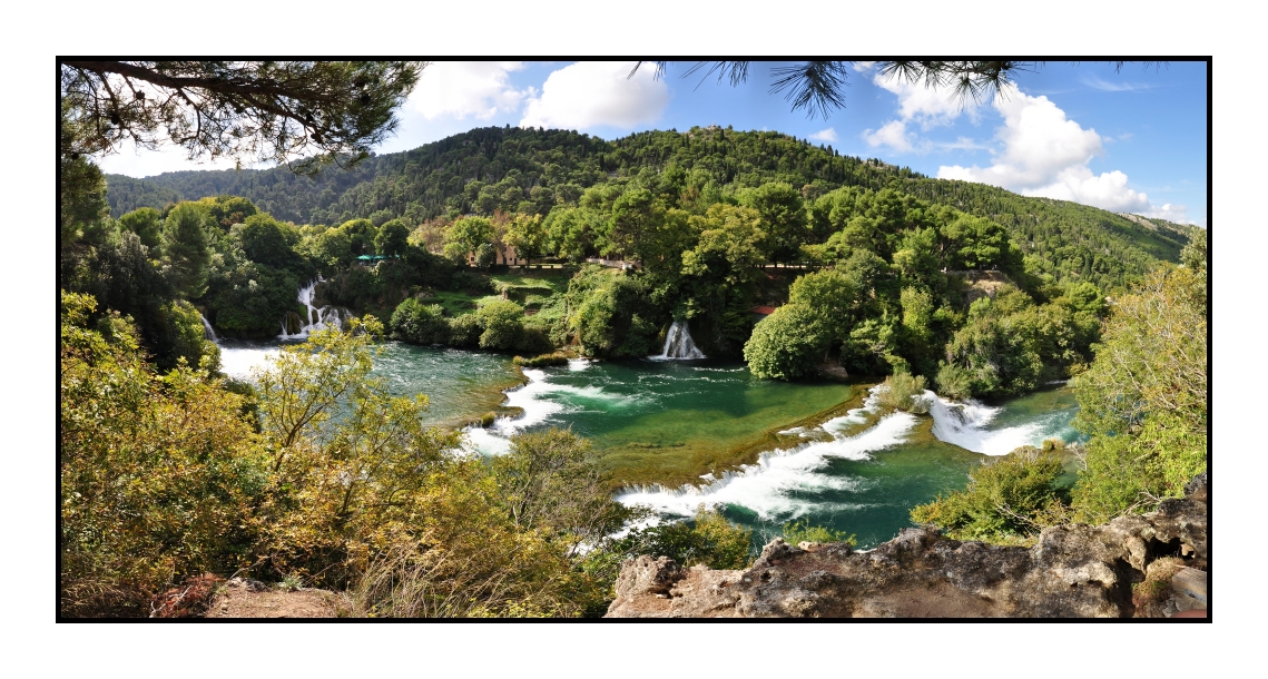 Panorama im Krka Nationalpark