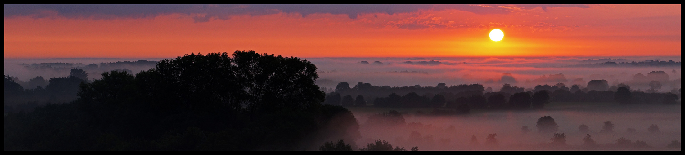 Panorama im Morgengrauen