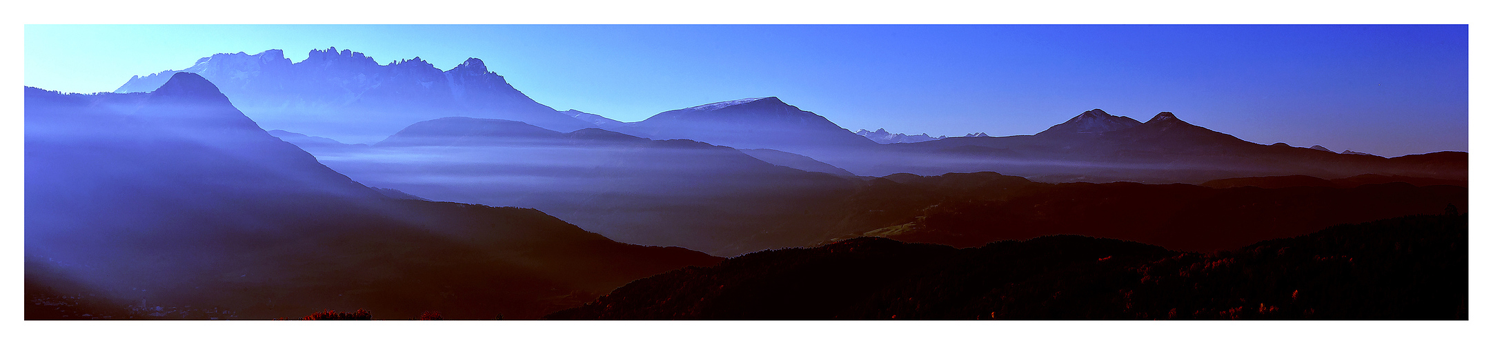 Panorama in blau die 2.