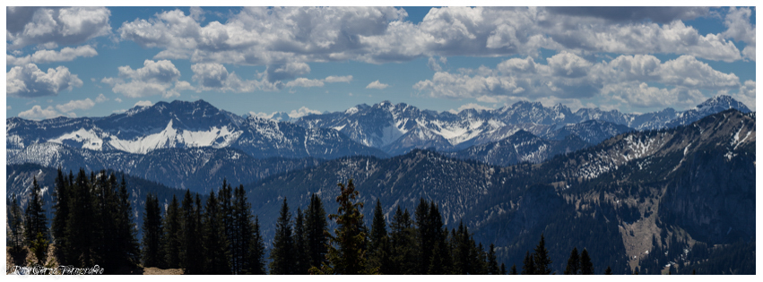 panorama in den Alpen