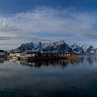 Panorama in Hamnøy auf den Lofoten